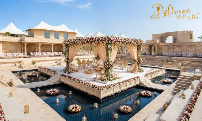 8 Rajasthan Wedding Venues With Stunning Stepwell Seating For Your Pheras