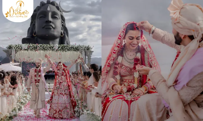 Bigg Boss OTT 2's Palak Purswani Marries Rohan Khanna at Adiyogi Statue, First Wedding Photos Melt Hearts