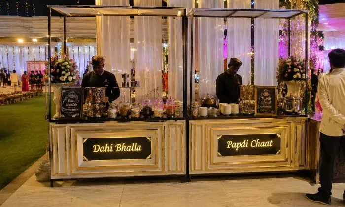 Dahi Bhalla and Papdi Chaat Counter