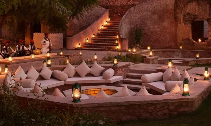 Alila Bishangarh Steepwell Pheras Setting Alila Bishangarh Steepwell Pheras Setting