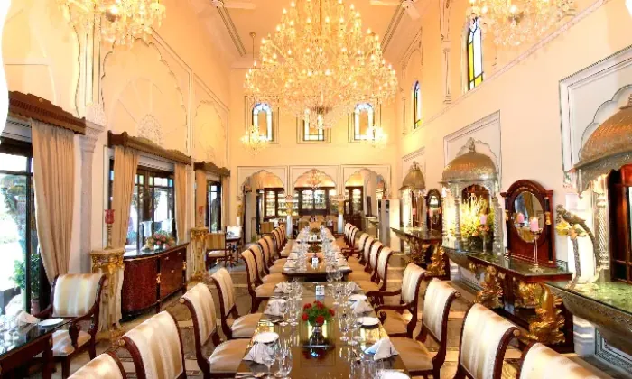 Dining Area in The Raj Palace Jaipur