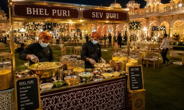 Bhel Puri and Sev Puri Counter