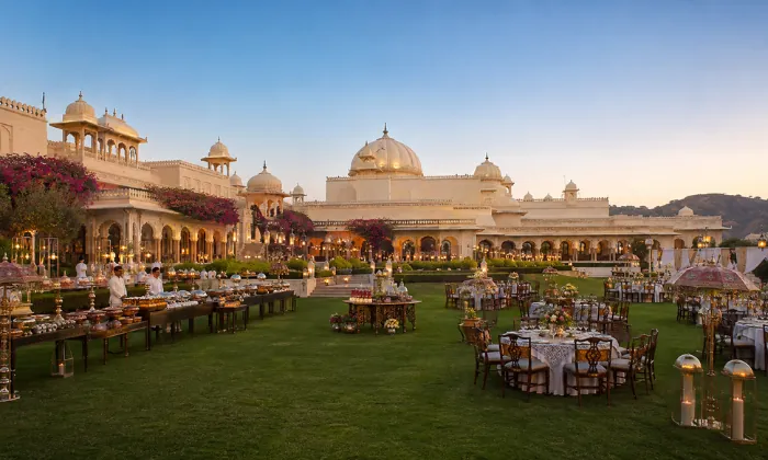 Catering at Oberoi Udaivilas