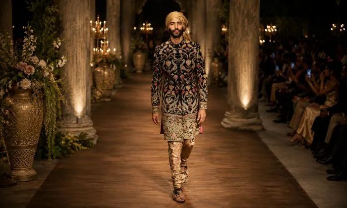 Designer Kashida Sherwani for Men