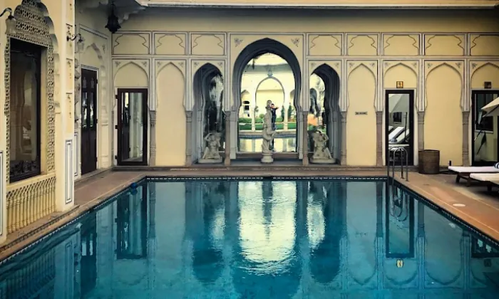 Pool Area in The Raj Palace
