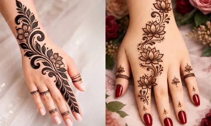 Floral Trail Mehendi