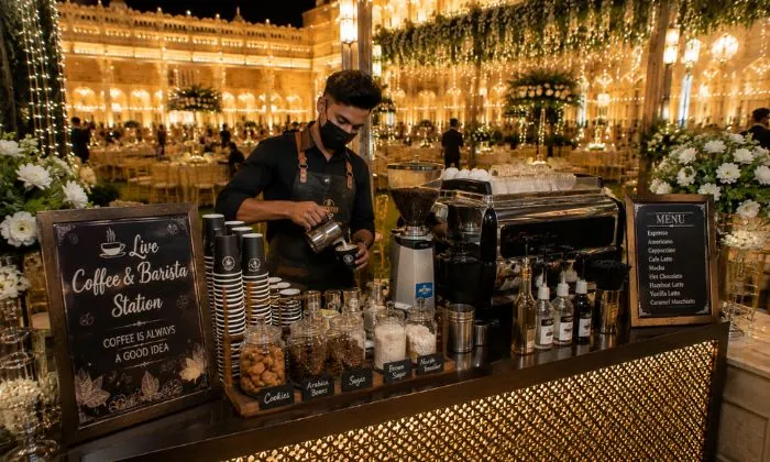 Live Coffee and Barista Station