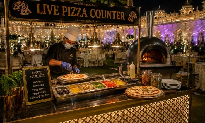 Live Pizza Counter