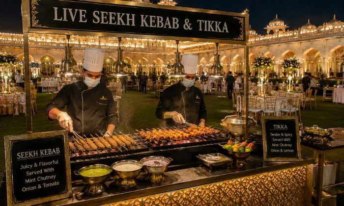 Live Seekh Kebab and Tikka