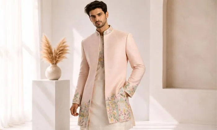 New Pastel Wedding Dress for Men
