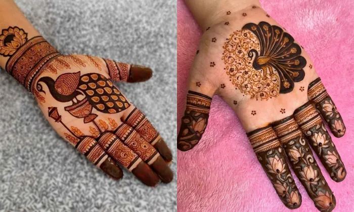 Peacock Mehendi Design