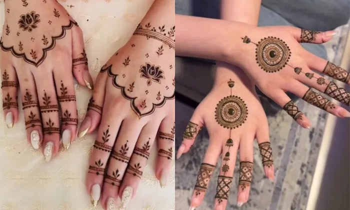 Simple Back-Hand Mehendi