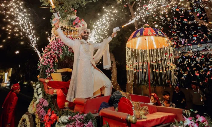 The Groom’s Baraat Swag