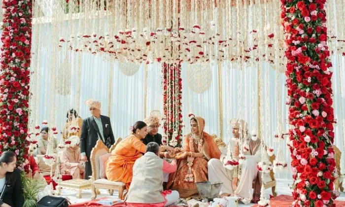 The Mandap Wide Shot