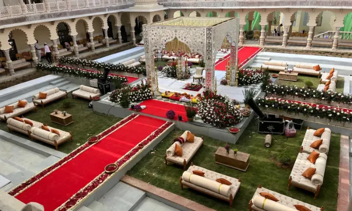 Venues with steepwell pheras setting in Jaipur Venues with steepwell pheras setting in Jaipur