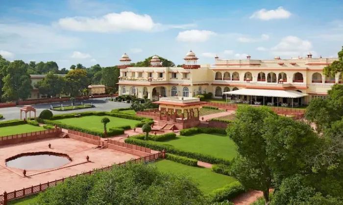 Jai Mahal Palace Lawn View