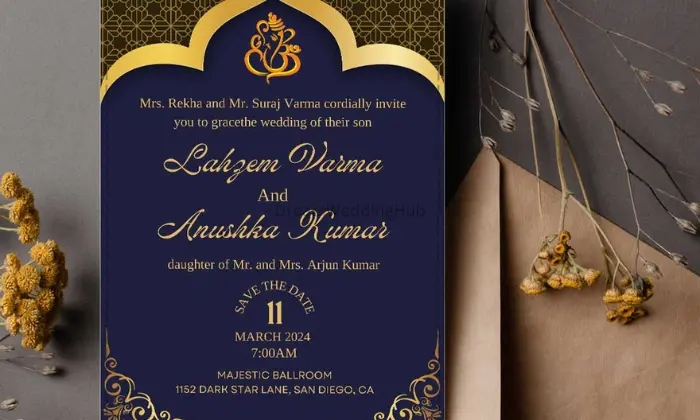 A M R Wedding Cards