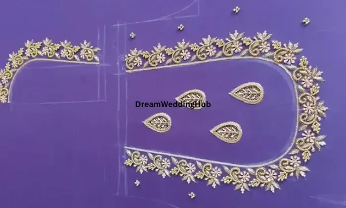 Aari Zardozi work