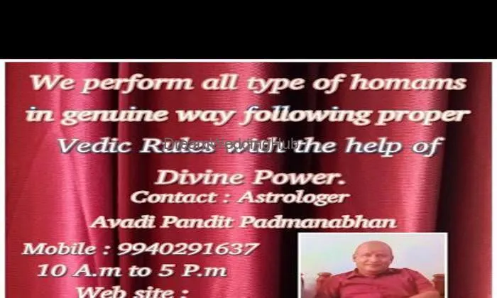 Avadi Astrologers - K.p.nambiar & Pandit Padmanabhan
