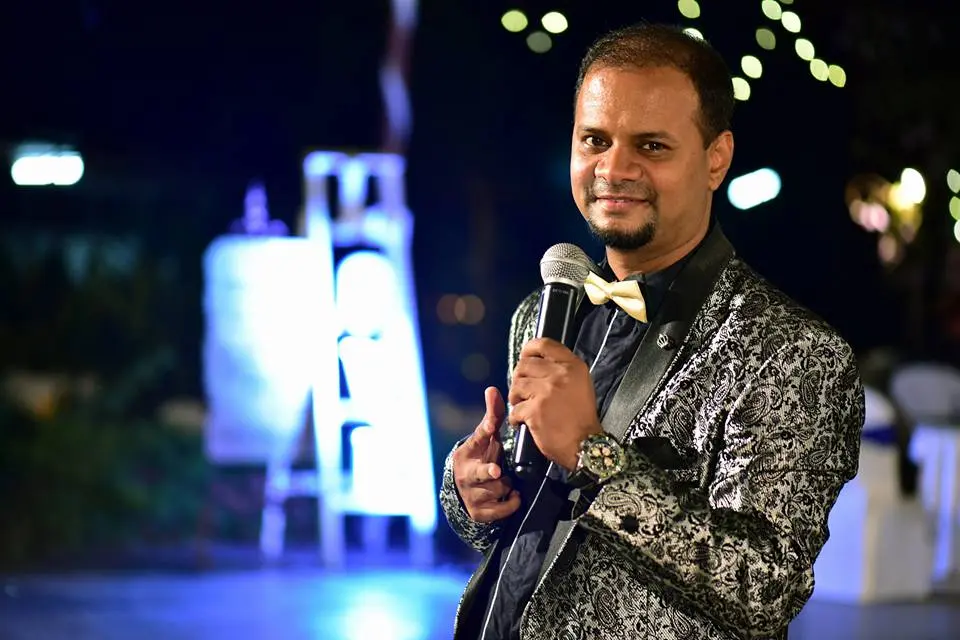 Emcee Savio Roy