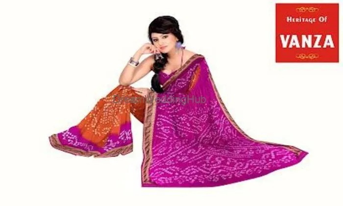Heritage Of Vanza Since 1974 :: Designer Bandhani Sarees Heritage Of Vanza Since 1974 :: Designer Bandhani Sarees