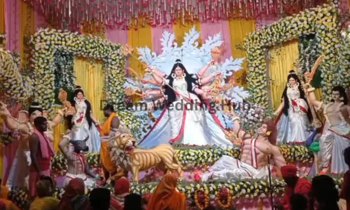 Maa Durga Flower Decoration Maa Durga Flower Decoration