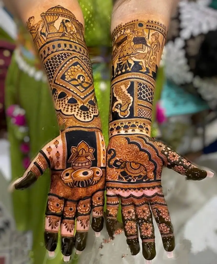 Mehandi Art By Mohit Kumar