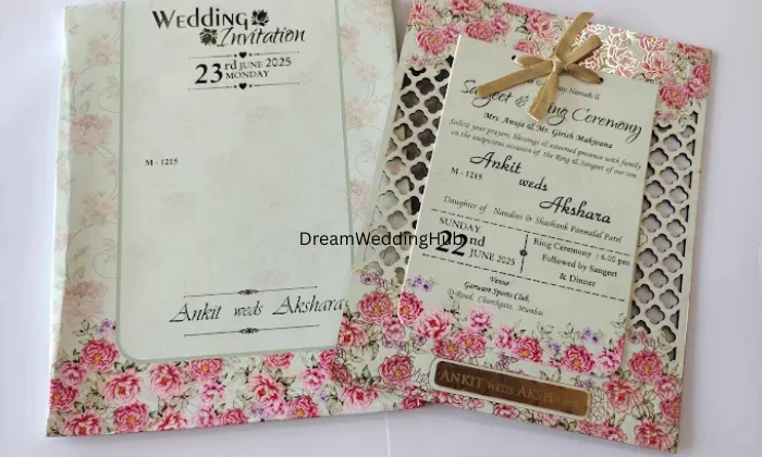 Middha Box  Wedding Card