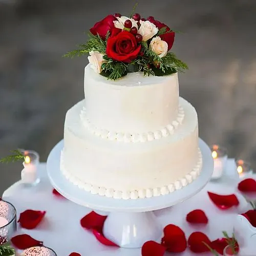 Midnight Flowers And Cakes 