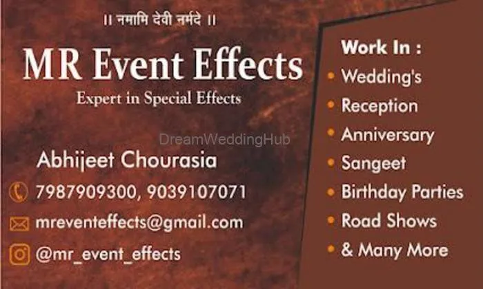 M.r Event Effects & Production M.r Event Effects & Production