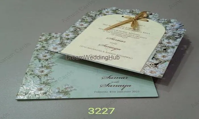 P R M Wedding Card