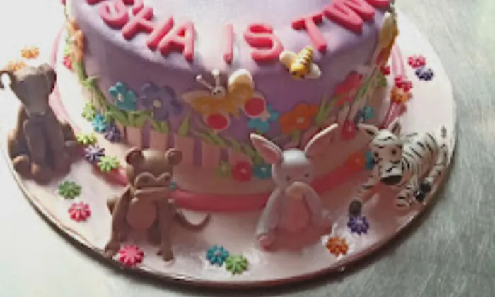 Pooja Of Cake Celebrations