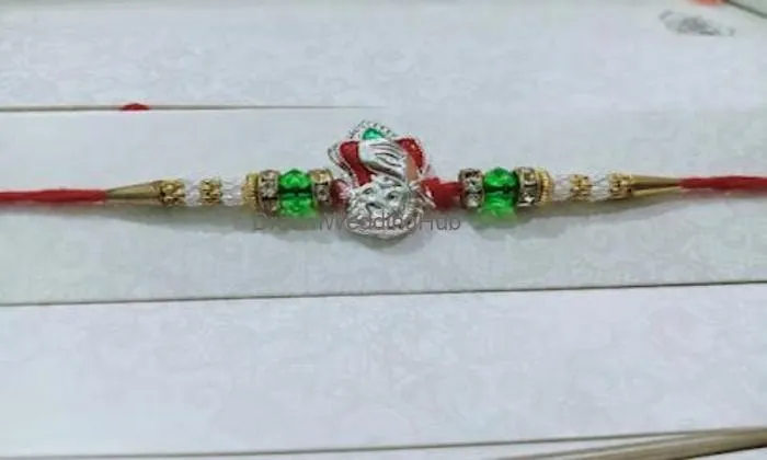 Radhe Shyam Silver Rakhi