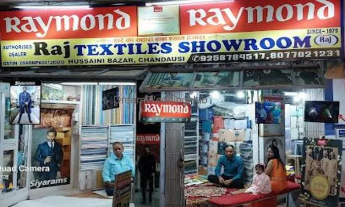 Raymond Showroom Mill Approved Authorised Dealer- Raj Textiles Showroom Hussaini Bazar Chandausi (u.p.)