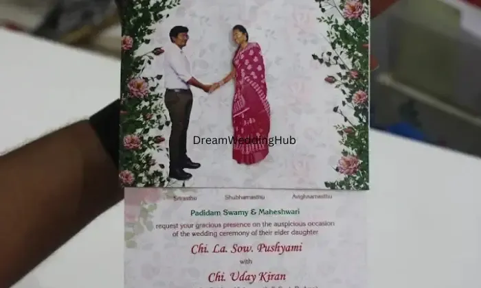 Sri Patrika Wedding  Invitation Cards