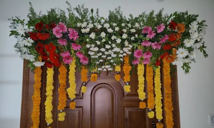 Vinayaka Flower Decoration Vinayaka Flower Decoration