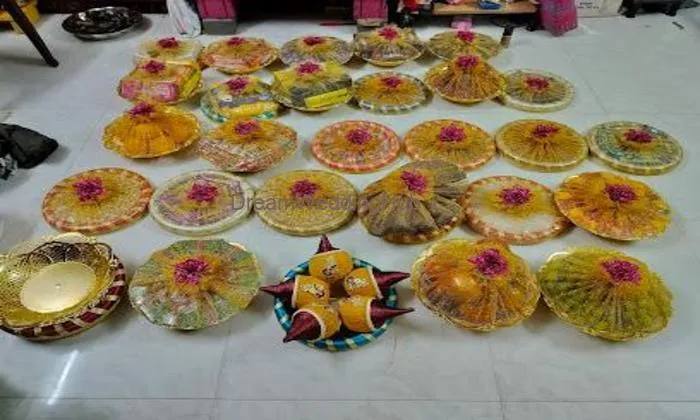 Wedding Aarthi Plates Decoration In Trichy Seer Varisai Plates Decoration