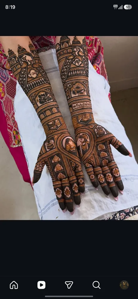 Mehendi Artist portfolio by Vivek Mehandi Designer in Shivamogga - Photo 5 Mehendi Artist portfolio by Vivek Mehandi Designer in Shivamogga - Photo 5